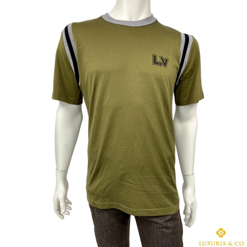 New Louis Vuitton Varsity Printed Aloha T-Shirt